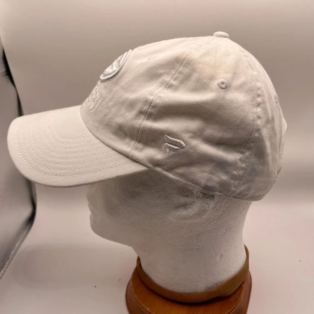 Fanatics NFL Pro Line Green Bay Packers Hat White Tonal Logo Adjustable Cap
